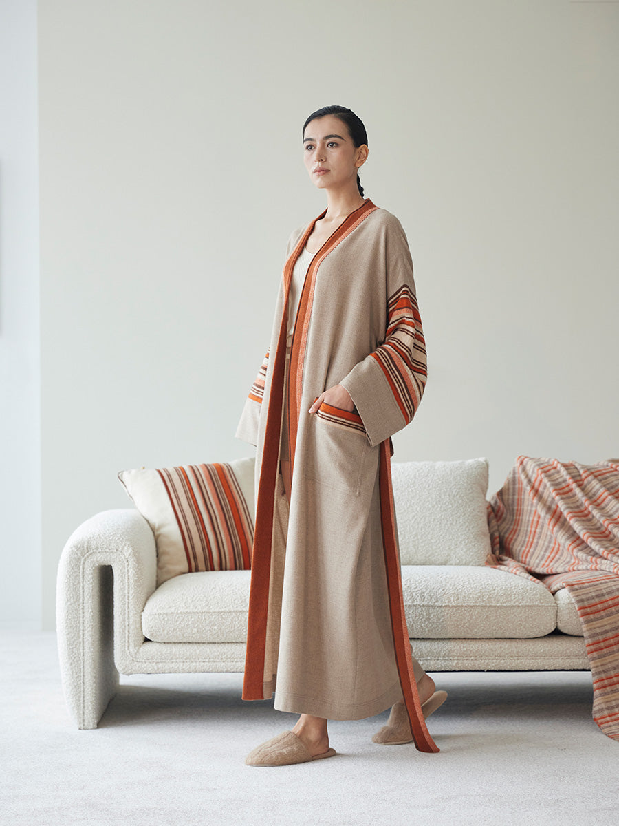 Cashmere Trimmed Robe