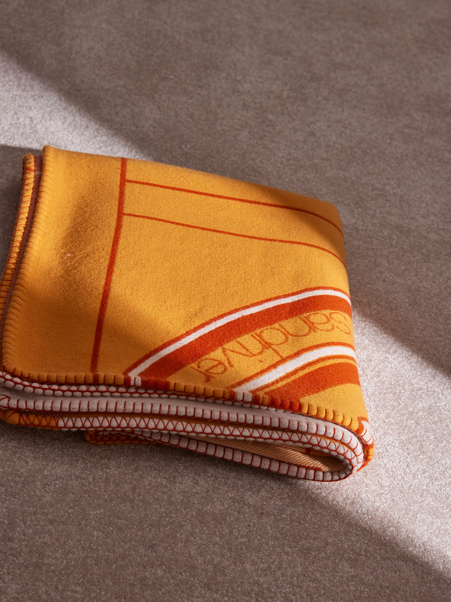 Cashmere Reversible Jacquard Throw
