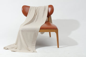 Naturel Undyed Cashmere Blanket
