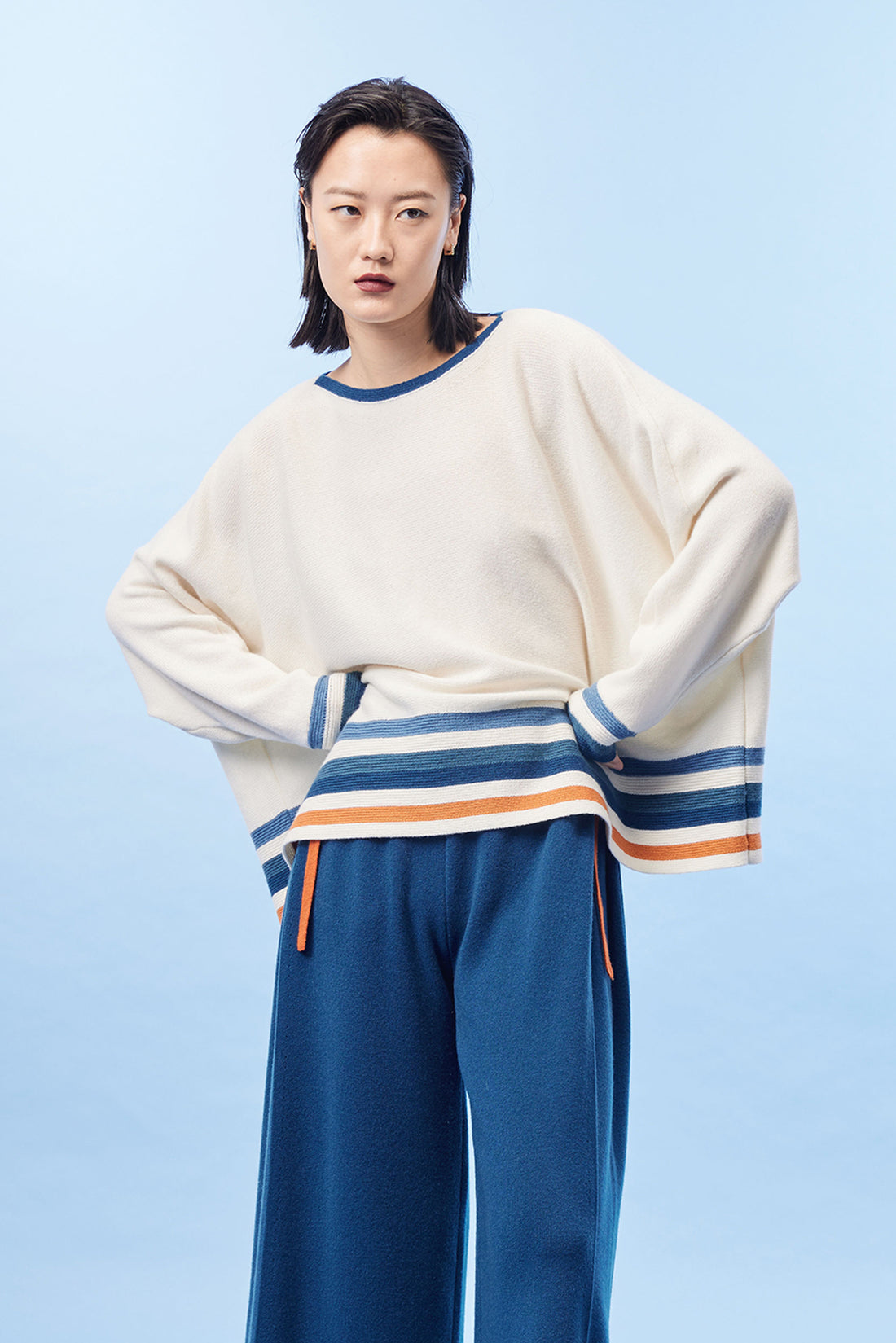 Women's cashmere oversize top