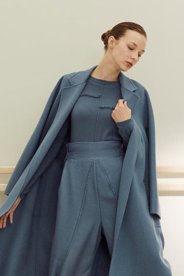 Pure cashmere crew neck jumper